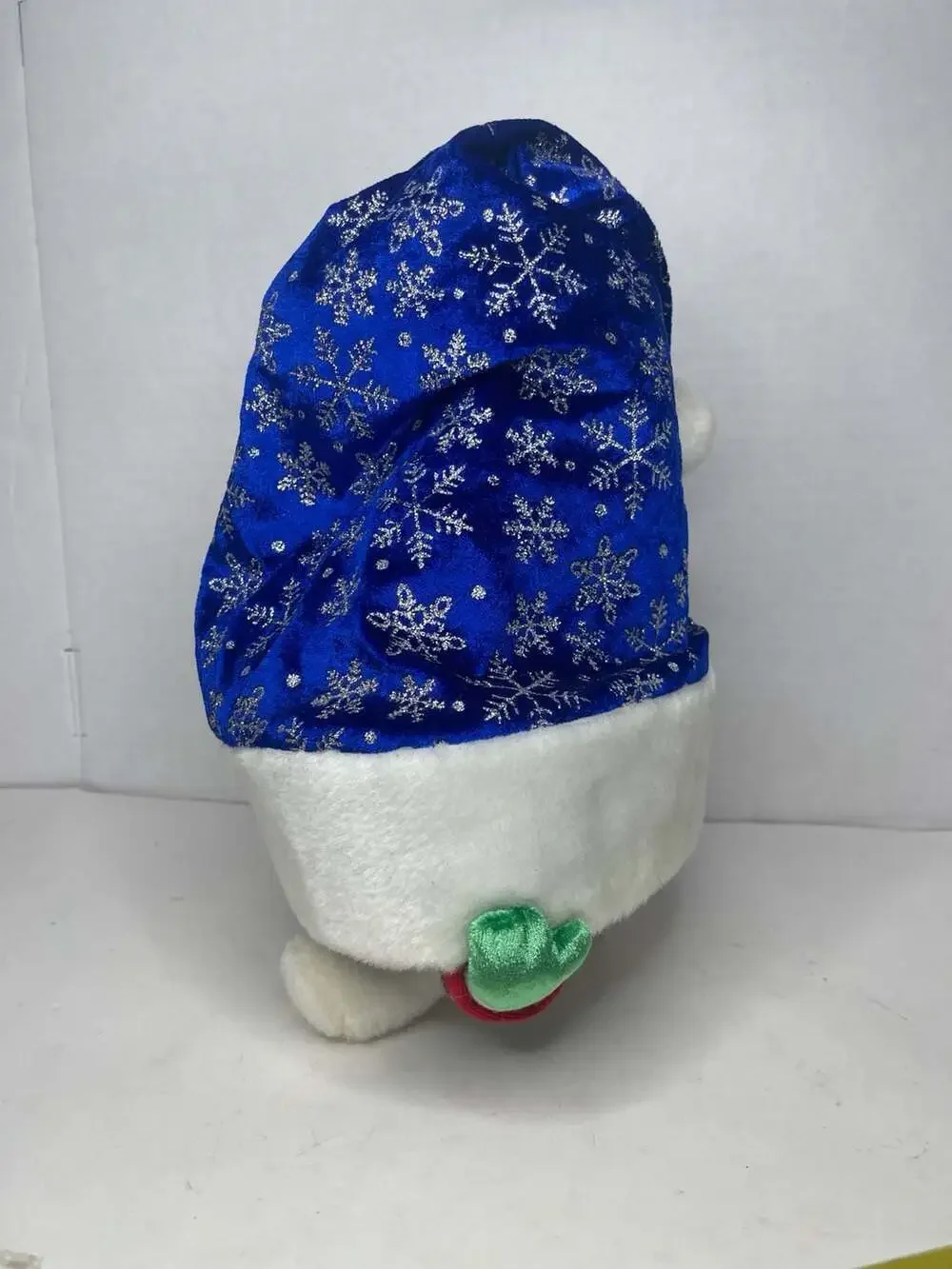 Gemmy Animated Singing and Dancing Polar Bear Plush with Hat and Sweater